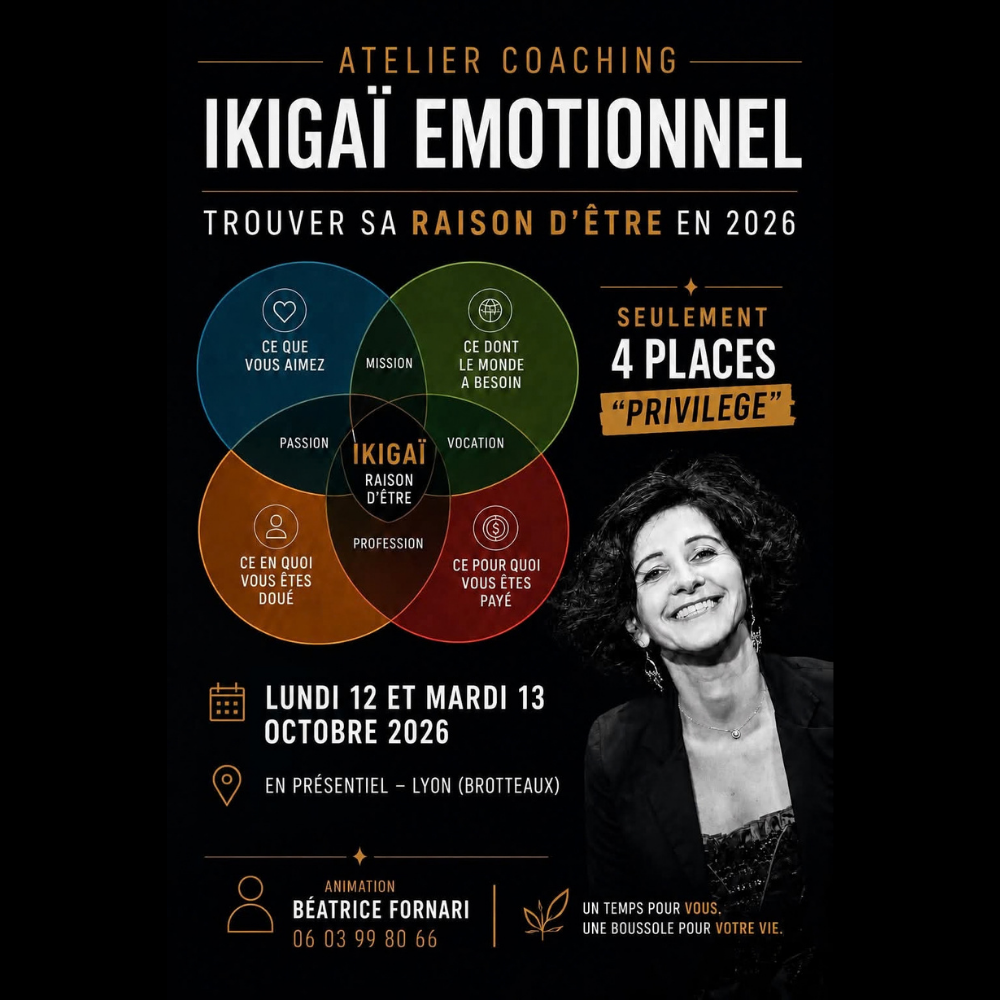 27 et 28 octobre – Saint Germain Laval (42) – Trouvez votre ikigaï