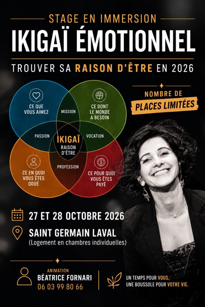 27 et 28 octobre – Saint Germain Laval (42) – Trouvez votre ikigaï
